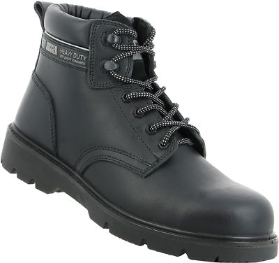 Men Work Boot Safety Jogger HI Top X1100N Black Steel Toe 100% Authentic New 