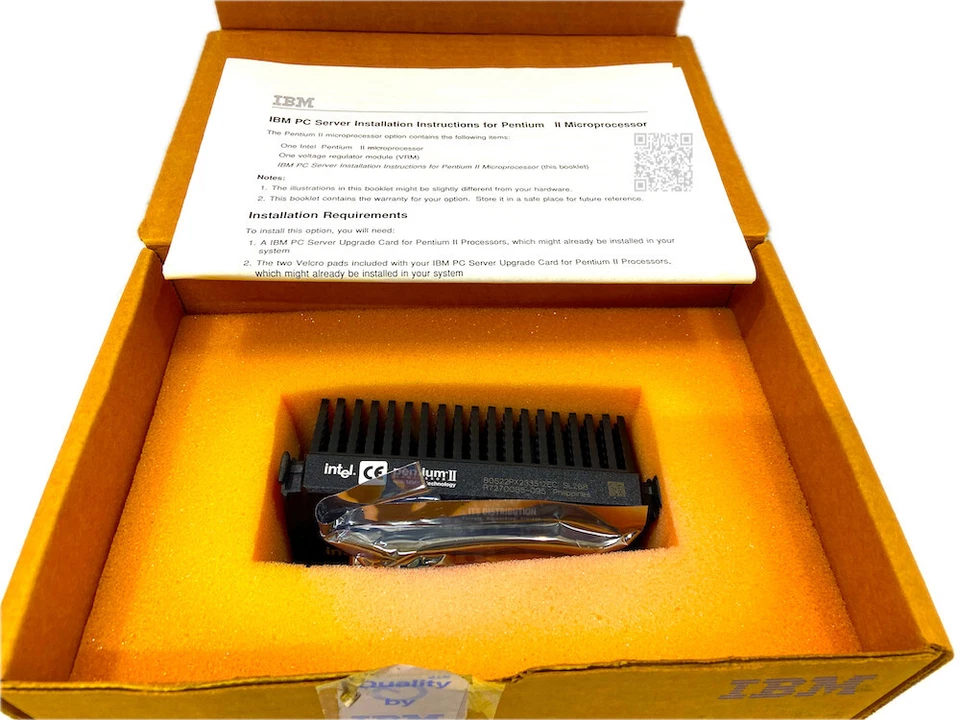 94G7080 I Open Box IBM Intel Pentium II 180 MHz 2nd P6 CPU Kit - Image 2 of 4