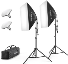 Kit De Iluminacion Softbox Equipo Profesional Para Fotografia De Estudio Con...