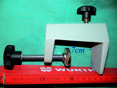 Halter Klemmbacke Strässle DT100? EKG Schiller Lampenhalter Schwenkarm Clamp Jaw