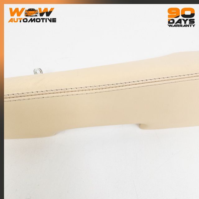 04-10 BENTLEY CONTINENTAL GT RIGHT PASSENGER DOOR ARMREST LEATHER BEIGE OEM