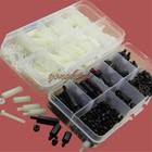 300pcs Nylon Hex M3 Spacers Screw Nut Standoff Kit Box White and Black