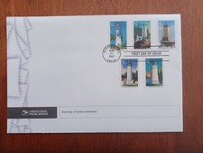 US FDC  # 4146-4150 41c Pacific Lighthouses  First Day Ceremony Program