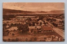 Porterville California "Foothills & Orange Groves" Antique Tulare County 1918