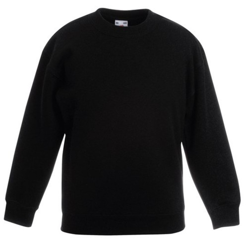 Fruit of the Loom Kids Sweatshirt Boys Girls Childrens Crew Neck Pullover Jumper - Picture 6 of 13