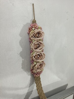 Abrase Schleife Vorhangstopper Blumen (KOSTEN UND ABSICHT PRO EINZELARTIKEL)