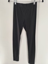H M Girls Stretch Pants Size 16 Black 024