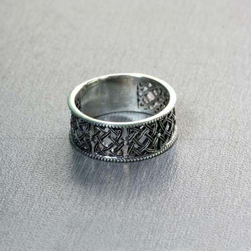 Lada Stern Symbol Verlobungsring Silber Größe von 6 bis 10 US - Bild 3 von 7