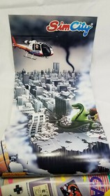 Nintendo Power Magazine Vol. #23 Poster Power Blade SNES NES Sim City