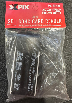 NEW XPIX PX-SDCR Professional USB SD / SDHC Card Reader & Writer