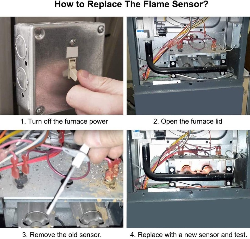 (3 PACK) Goodman Janitrol Amana Furnace Flame Sensor Sensing Rod