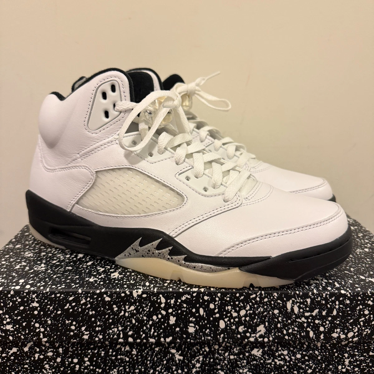 Las mejores ofertas en Jordan 5 Retro White Black | eBay