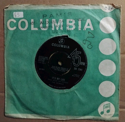 The Animals  - It's My Life.  7''Single.  1965