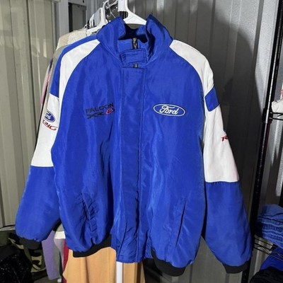 Ford Racing Falcon XR8 Blue White Jacket XL Embroidered Racing-Formula 1
