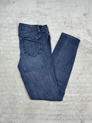 Tommy Hilfiger Jean Femme Skinny Bleu Destroy Stretch Denim Taille 30 Casual - Photo 1/4