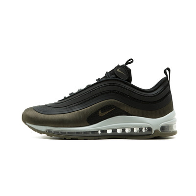 NEW Size 7.5 Mens Nike Air Max 97 Ultra '17 HAL Black Olive Sneakers AH9945-001
