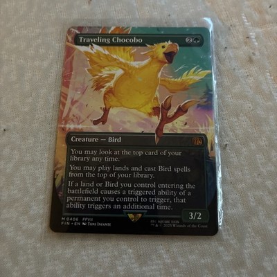 Traveling Chocobo (Borderless) Final Fantasy Regular