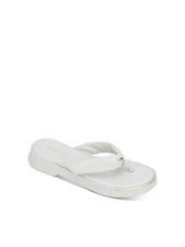 KENNETH COLE Womens White 1/2" Platform Athens Wedge Slip On Flip Flop Sandal 5