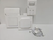OEM Apple 96W USB-C Power Adapter - MX0J2AM/A- With USB-C 240W WOVEN CABLE 2m 
