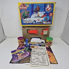 Kenner 1987 REAL GHOSTBUSTERS Play-Doh Set Sin Usar Completo En Caja Excepto 1 Lata