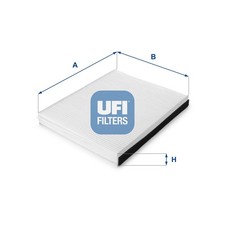 UFI Innenraumfilter 53.189.00 Partikelfilter für VW 7HM 7EF MULTIVAN 7HN AUDI T5