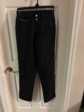 Rocky Mountain Jeans Womens Vintage Black Size 29x33 See Pics Made In USA 90s