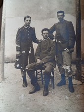  Foto militari, ww1 Ww2  Prima Guerra Gruppo Divise Ufficiali Soldati