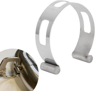2.5'' (63.5mm) Stainless Exhaust Tacking Band Clamp-On For Welding Silver 