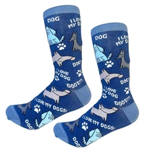 I Love My Dog Socks Unisex