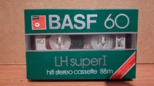 BASF FERRO SUPER LH I 60 BLANK CASSETTE TAPES SEALED Lot  10pcs