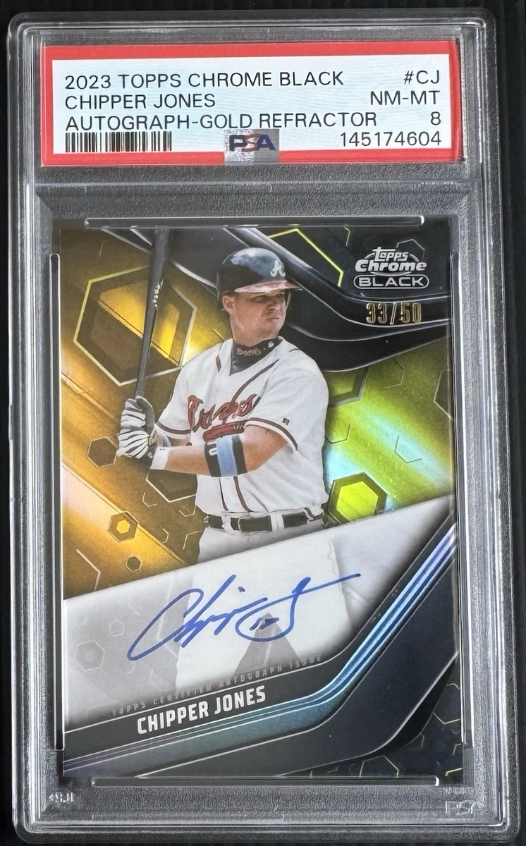 2023 Topps Chrome Black - Chipper Jones #CBA-CJ for sale | eBay