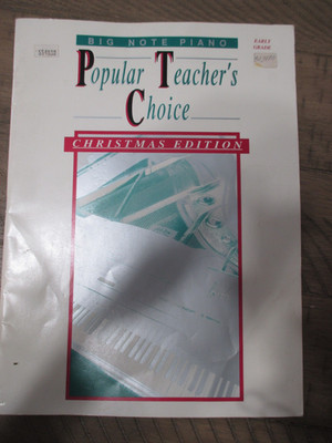 Popular Teachers Choice Big Note Piano Early Grade