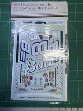 1/24 Jwtbm Dale Earnhardt Jr Bud All Star 2005 Decal