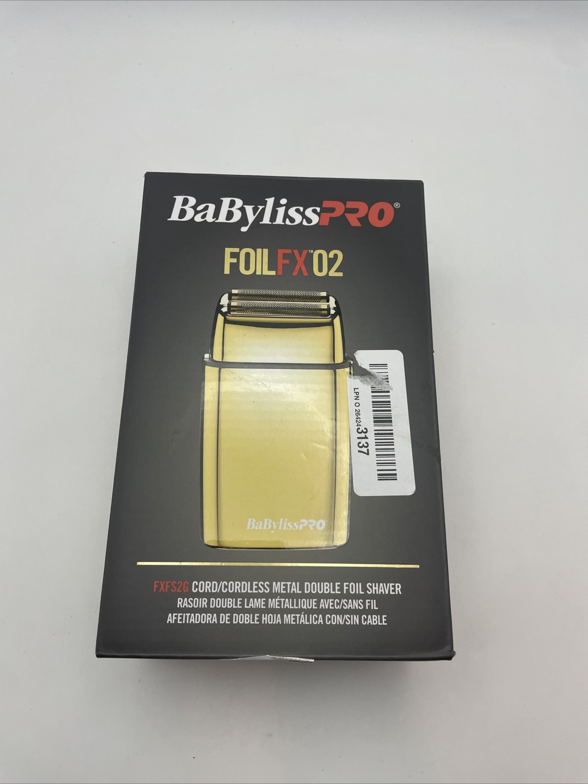 READ BaBylissPro GoldFX FoilFX02 Cord/Cordless Metal Double Foil Shaver