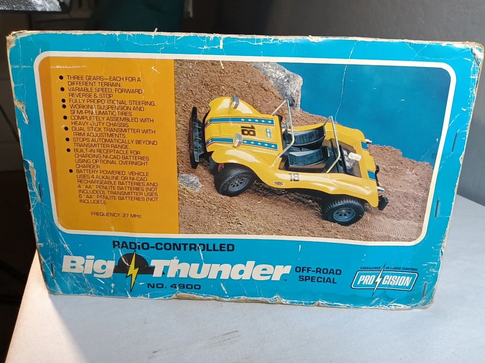 Vintage RC Procision Big THUNDER VW DUNE BUGGY 1/10 Scale RARE NIB 1980 FREE s/h - Image 4 of 4