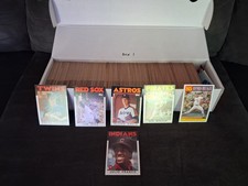 Vendor Box of 1986 Topps Baseball Cards Mostly Commons