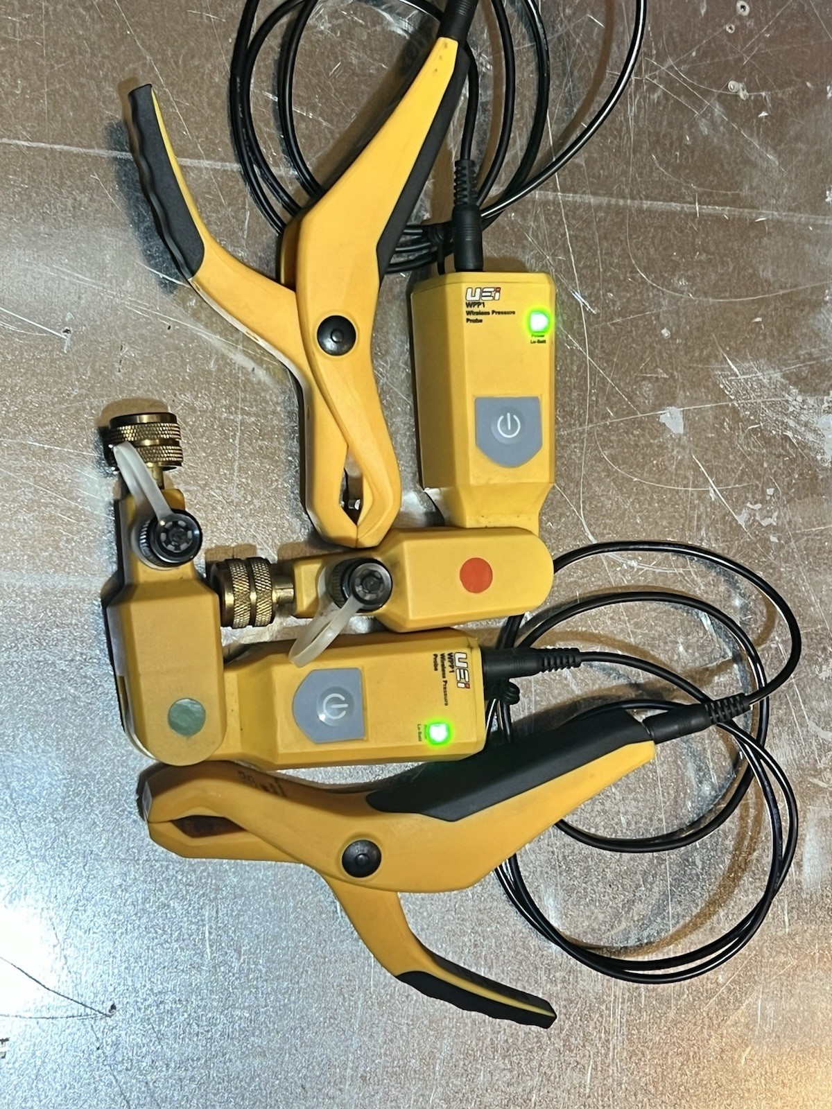 UEI Hub 4 Kit -2 WPP1 Pressure Probes- 2 WPC1 Pipe Clamp Temp Probes