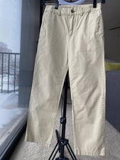 Polo Ralph Lauren Boys Khaki Cotton Pants Beige Adjustable Waist Regular Fit
