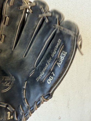 Wilson Optima Gold OG7 A9831 Premium Cowhide Softball Slowpitch Glove RHT 13” - Picture 10 of 17