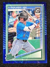 PJ MORLANDO 2025 Donruss Optic ⚾️ RATED PROSPECT BLUE VELOCITY #168👀🔥