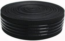 Silicone Gripper Elastic for Clothing, 30Mm Wide 5 Yards, Black Elastic Band Non
