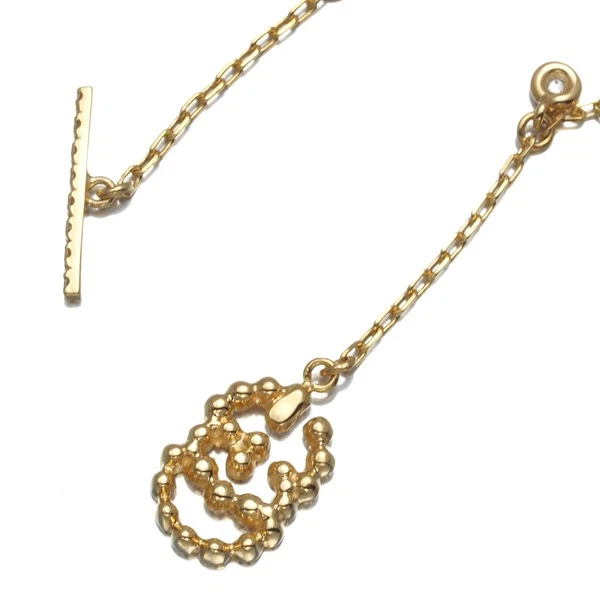 Autêntica pulseira GUCCI diamante GG Running 17 gravada ouro amarelo 18K 750 - Imagem 4 de 4