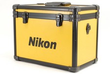 Nikon Vintage Yellow Hard Aluminum Camera Trunk Case Exc 5 From JAPAN