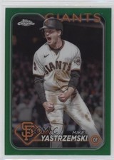 2024 Topps Chrome Green Refractor /99 Mike Yastrzemski #87 14sd