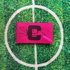 Steve Potts Of England & West Ham Signed Captain Armband wCOA