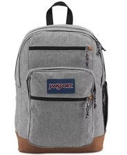 JanSport Cool Student Backpack Grey Letterman Poly JS0A2SDD3CL, One Size.