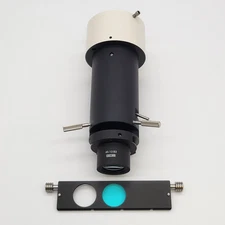 Zeiss Microscope Fluorescence Illuminator Light Train for Axiovert & Blue Filter