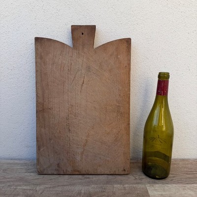 French Wooden Cutting Board Antique Kitchen Bread Chopping Block 1103262
