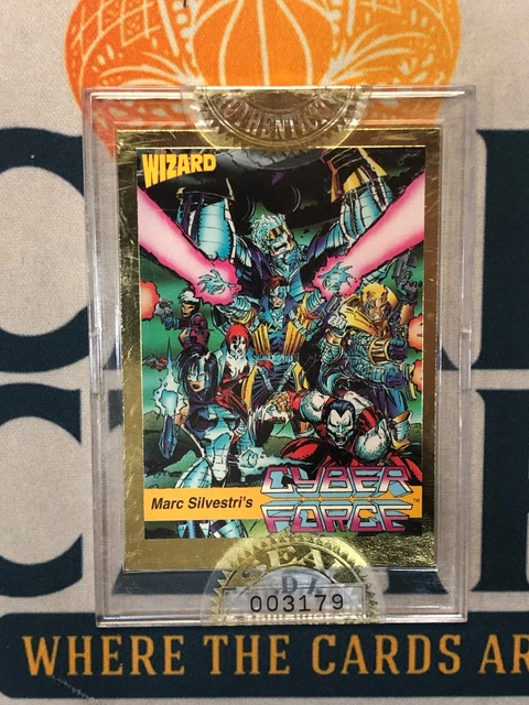 1993 Wizard Magazine MARC SILVESTRI'S CYBER FORCE Gold Foil #6 WC