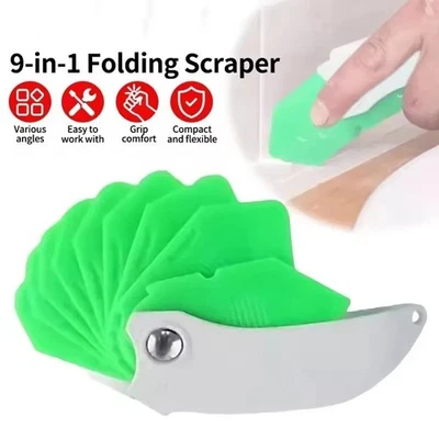 1 Pc 9 in 1 Silicone Caulking Tool Grout Remover Sealant Spreader Spatula - image 1 of 4